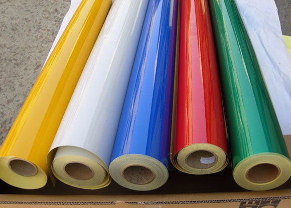 Commercial Grade Reflective Vinyl Self Adhesive: Glass Beads Sheeting